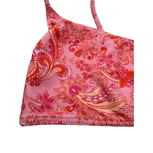 VDM the Label Sienna Pink Paisley Bikini Top Size Small - Picture 5 of 9